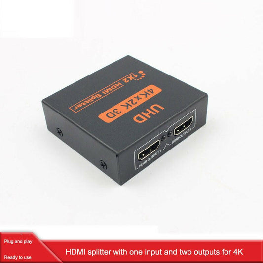 . HDMI Distributor 1x2 Splitter – 4K 2K Dual Display HDMI Hub - GoTypical