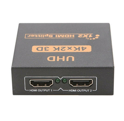 . HDMI Distributor 1x2 Splitter – 4K 2K Dual Display HDMI Hub - GoTypical