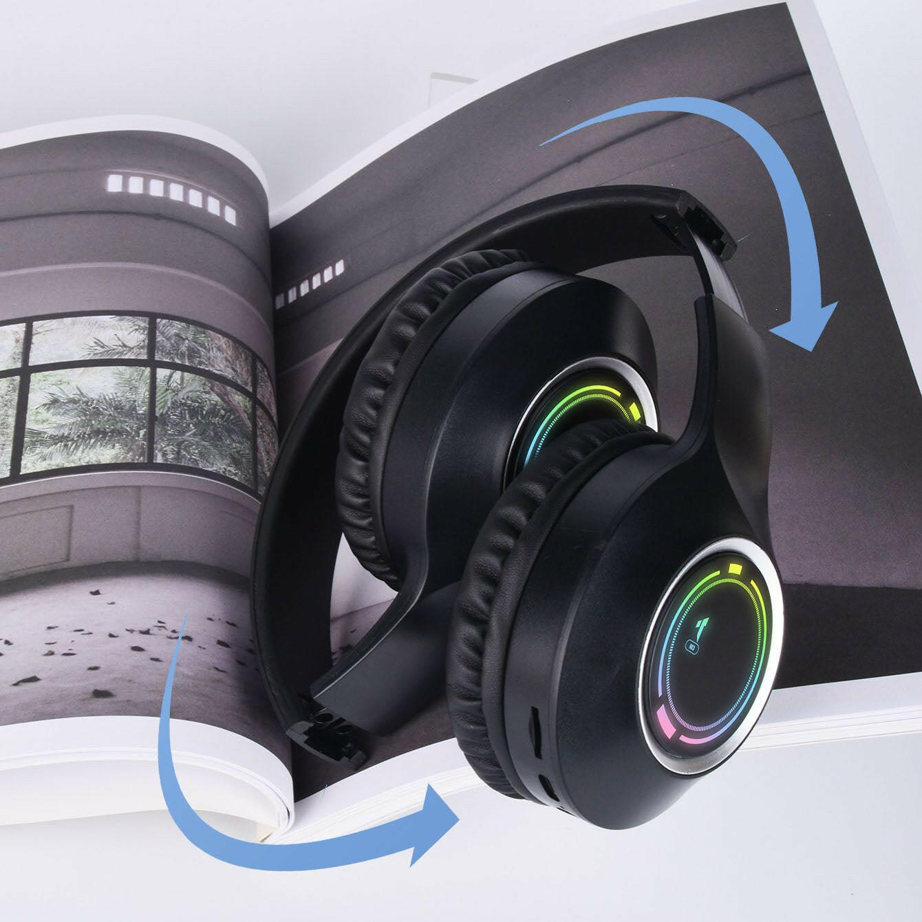 Bluetooth Earphones – . Foldable Head Mounted Wireless Design - GoTypical