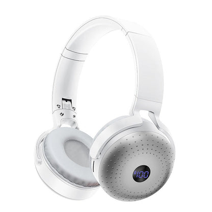 Head mounted Bluetooth earphones with Type - C interface foldable SIM card portable power bank wireless headset - GoTypical