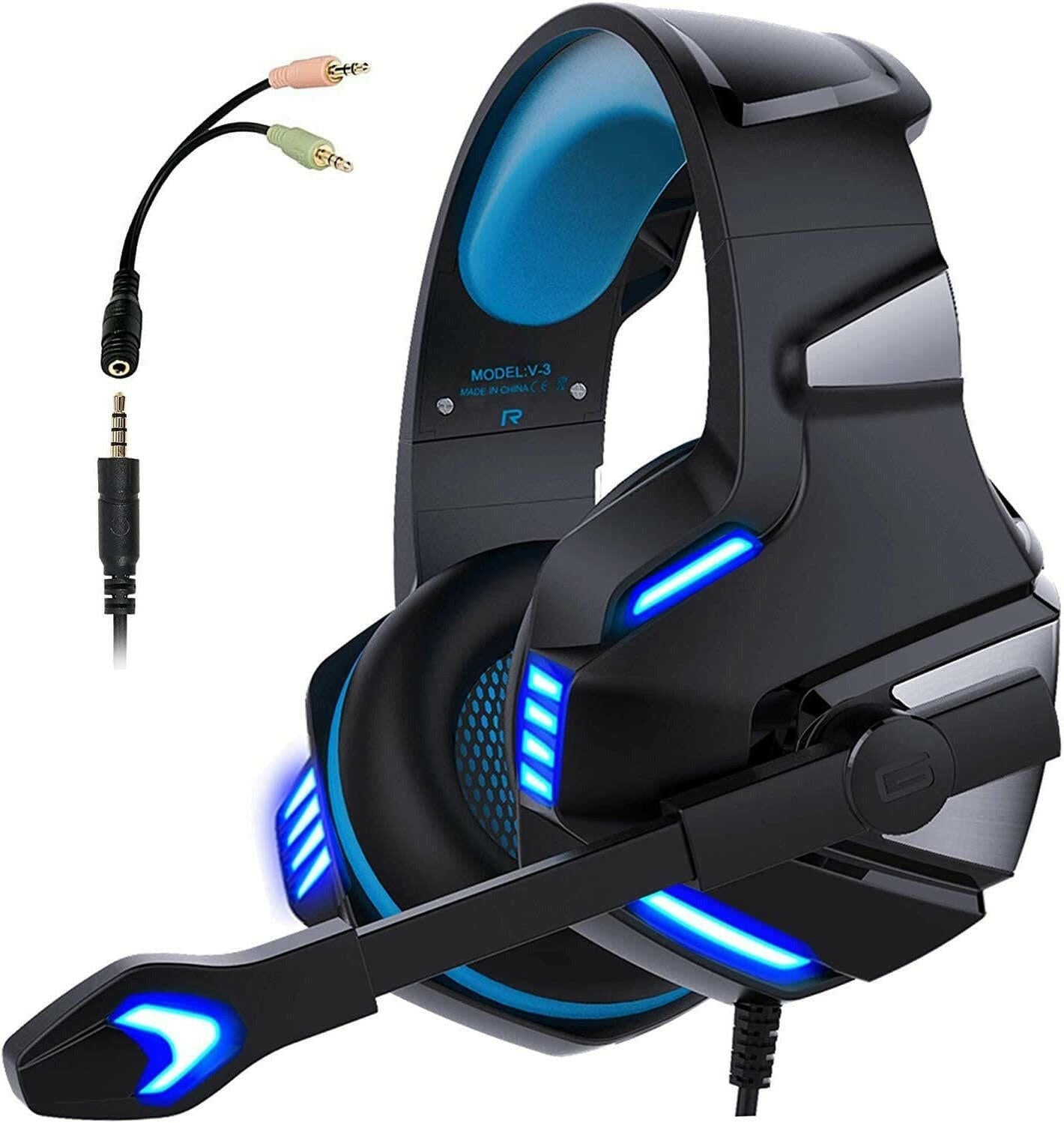 . Gaming Headphones – Wired RGB Headset with Microphone for PC & Mobile - GoTypical