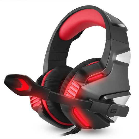 . Gaming Headphones – Wired RGB Headset with Microphone for PC & Mobile - GoTypical