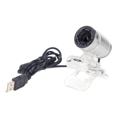 . 480P Wired Computer Camera – USB Plug and Play with Built-in Microphone - GoTypical