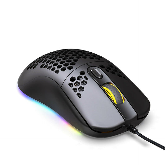 . Hollow Hole RGB Gaming Mouse – Lightweight Luminous Design - GoTypical