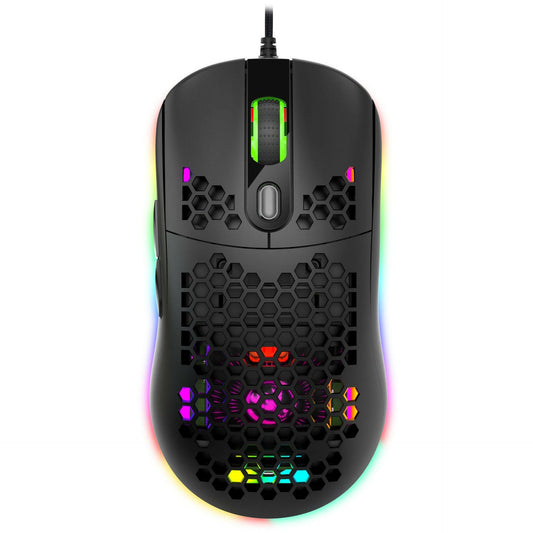 . Hollow Hole RGB Gaming Mouse – Lightweight Luminous Design - GoTypical