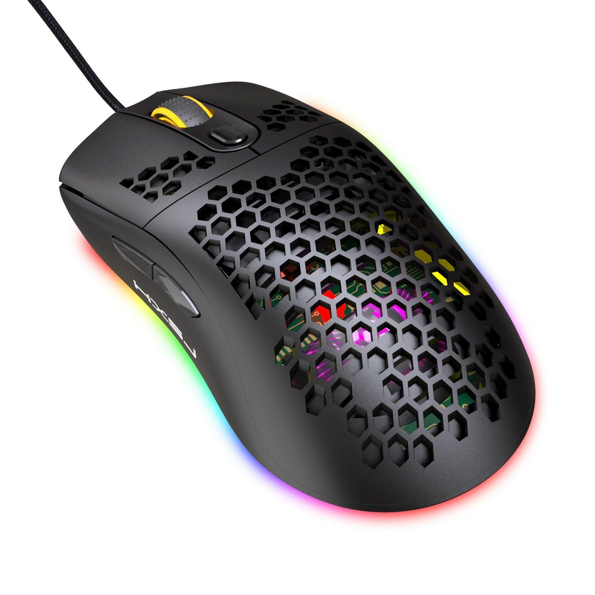 . Hollow Hole RGB Gaming Mouse – Lightweight Luminous Design - GoTypical