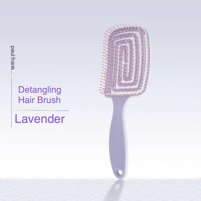 Vented Hair Brush – Curved Scalp Massage Comb for Quick Blow Dry Styling - GoTypical