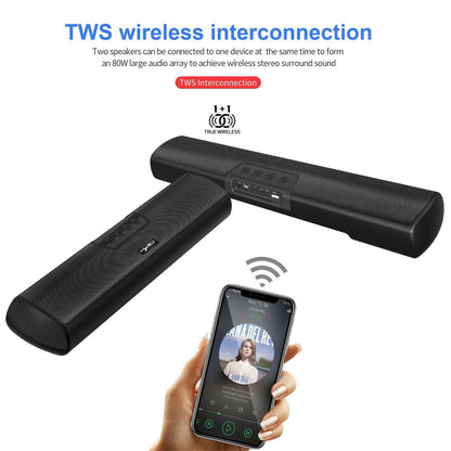 . Bluetooth 5.0 Wireless Bass Cannon Speaker – Wall Mounted Desktop - GoTypical