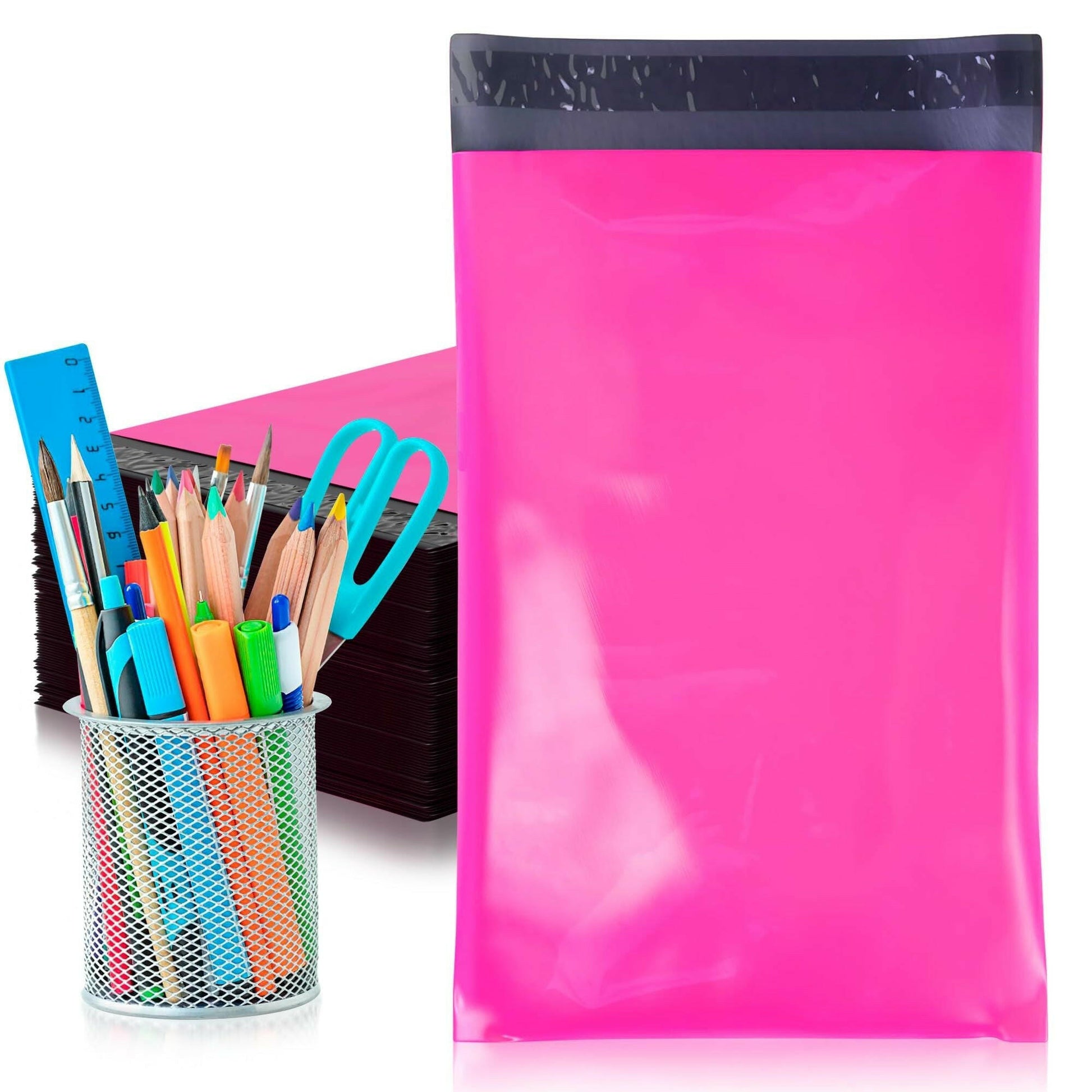 Amiff Hot Pink Poly Mailers 6x9 Inches – 1000 Pack Self-Seal Bags - GoTypical