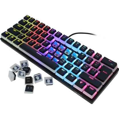 . Wired Mechanical Keyboard – 61 Keys, Blue Switch, RGB Backlit - GoTypical