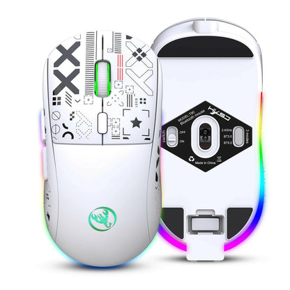 HXSJ T90 Wireless Mechanical Gaming Mouse – 3600DPI RGB Ergonomic - GoTypical