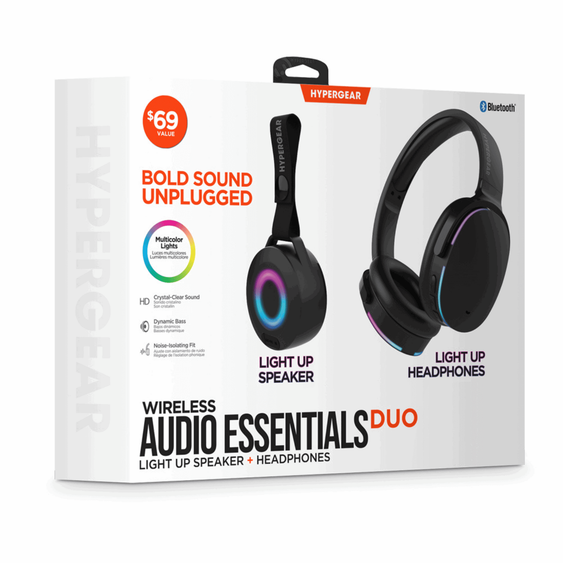 HyperGear Audio Essentials Bluetooth Headphones and Speaker Duo – Beige - GoTypical