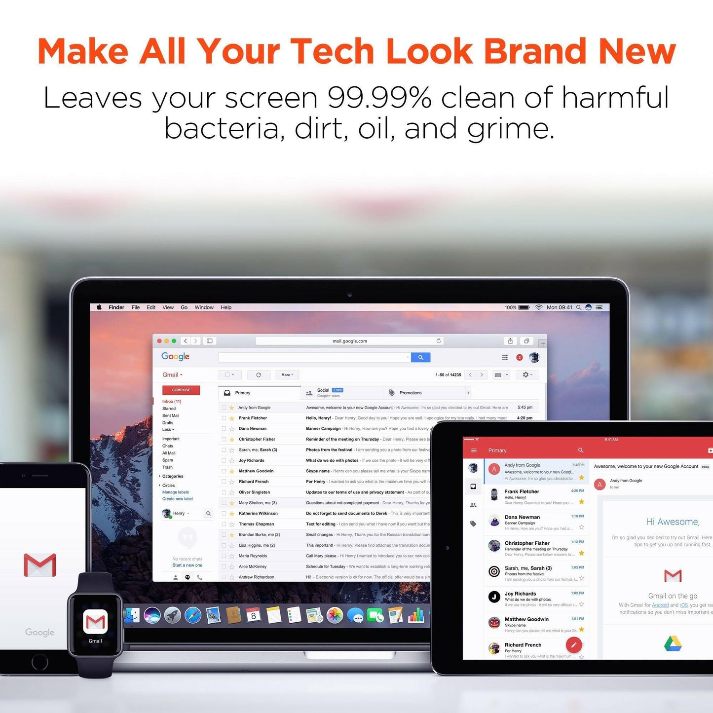 ScreenWhiz 7-in-1 Tech Cleaning Kit – HyperGear Complete Device Care - GoTypical