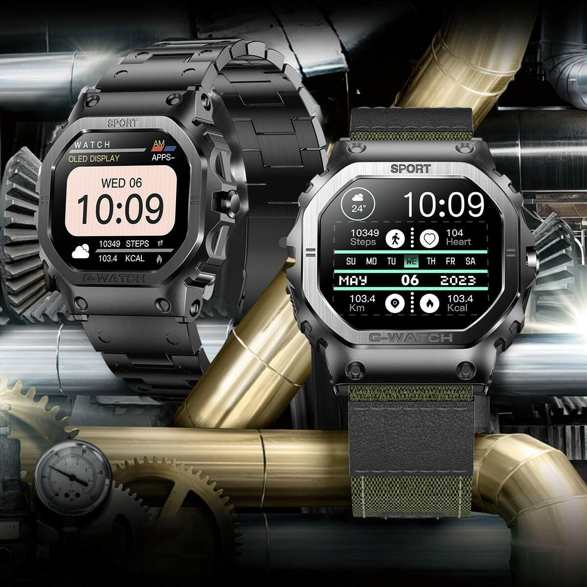 . I108 Smartwatch – HD Screen | Bluetooth Call, IP68 Waterproof - GoTypical