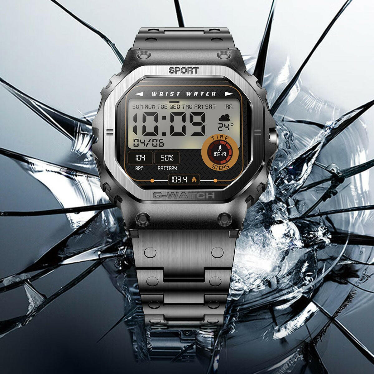 . I108 Smartwatch – HD Screen | Bluetooth Call, IP68 Waterproof - GoTypical