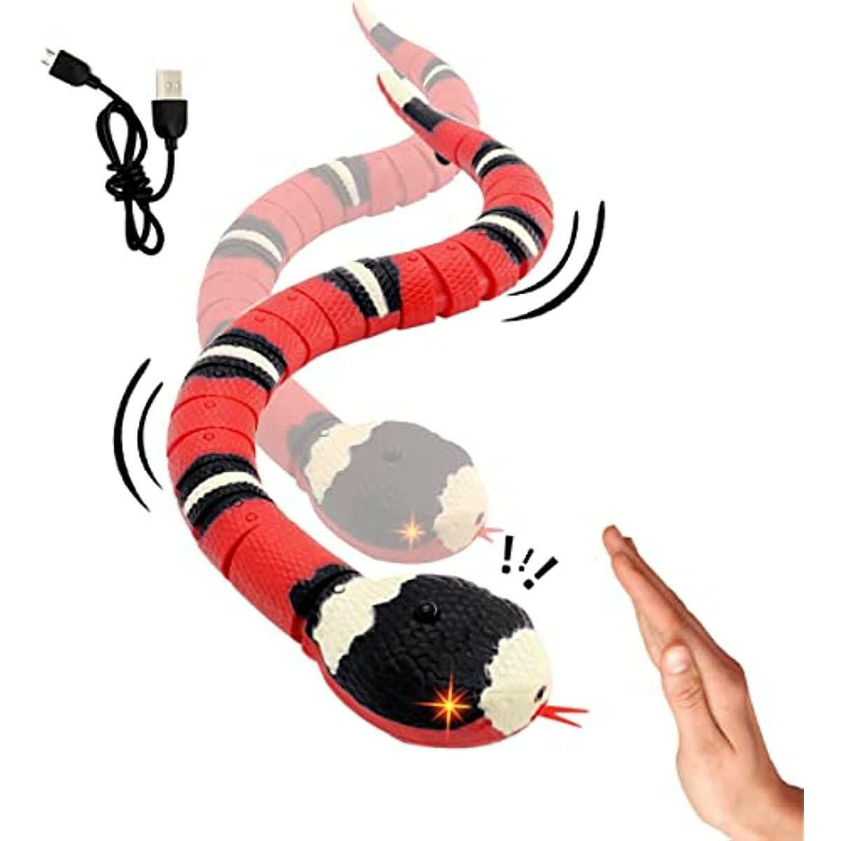 Infrared Sensing Remote Control Snake Toy – USB Rechargeable Prank Toy - GoTypical