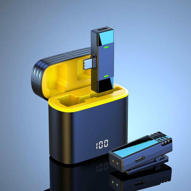 . J68 Wireless Collar Microphone – Live Video Clear Reception - GoTypical