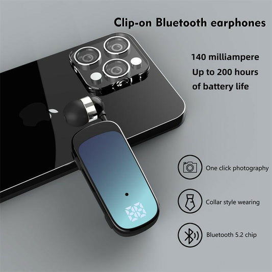 Bluetooth Earphones K65 – . Telescopic Cable, Digital Display, Long Range - GoTypical