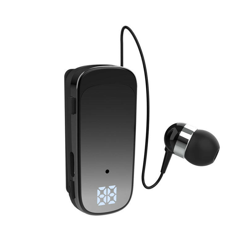 Bluetooth Earphones K65 – . Telescopic Cable, Digital Display, Long Range - GoTypical