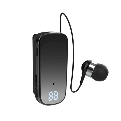 Bluetooth Earphones K65 – . Telescopic Cable, Digital Display, Long Range - GoTypical