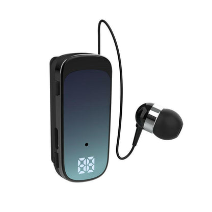 Bluetooth Earphones K65 – . Telescopic Cable, Digital Display, Long Range - GoTypical
