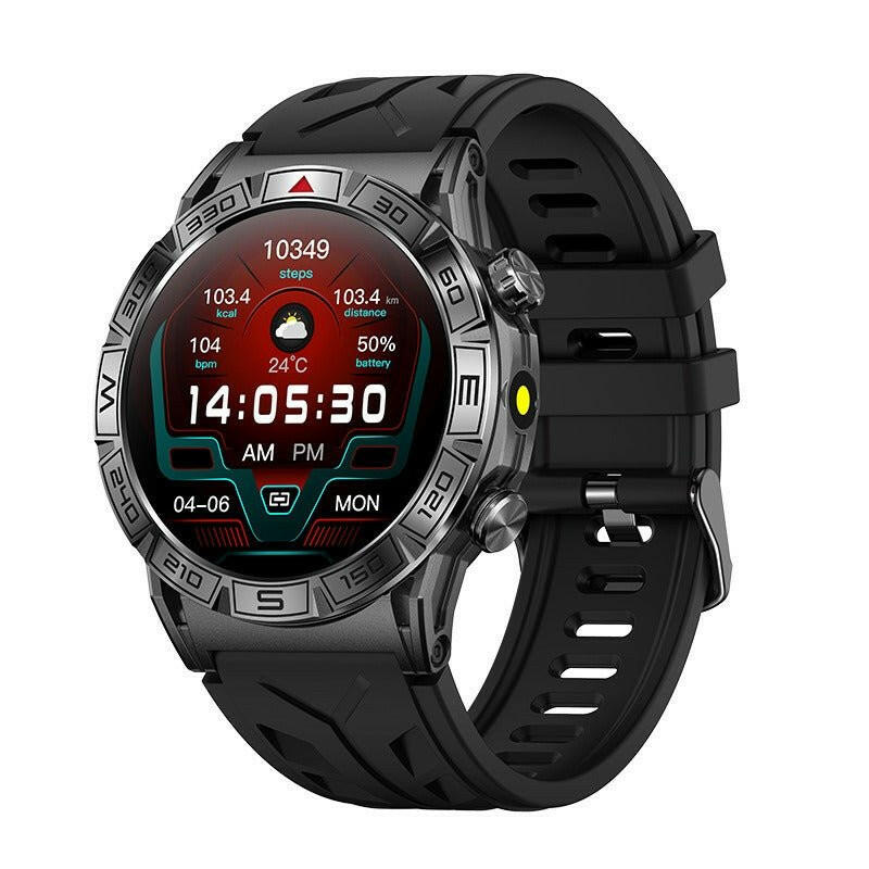 . KC80 Smartwatch – HD AMOLED Display, Orange Camouflage - GoTypical