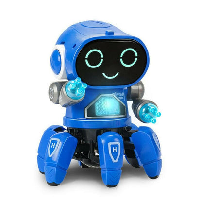 Kids Electric Robot Toy – 6-Claws LED Light Musical Dancing Robot - GoTypical