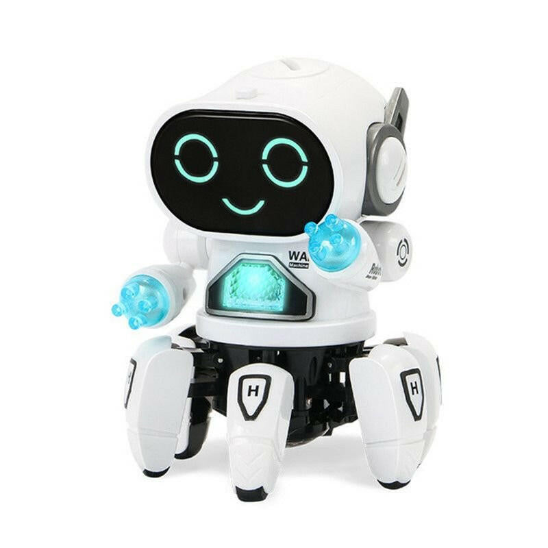 Kids Electric Robot Toy – 6-Claws LED Light Musical Dancing Robot - GoTypical