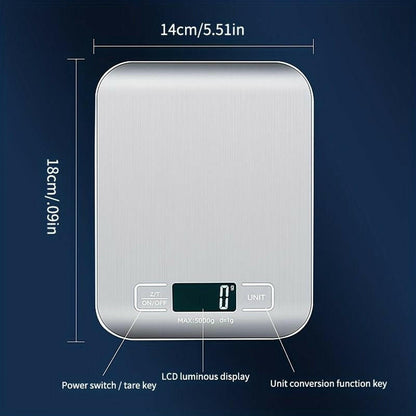Mini Kitchen Electronic Scale – Portable Digital Precision for Cooking Baking - GoTypical