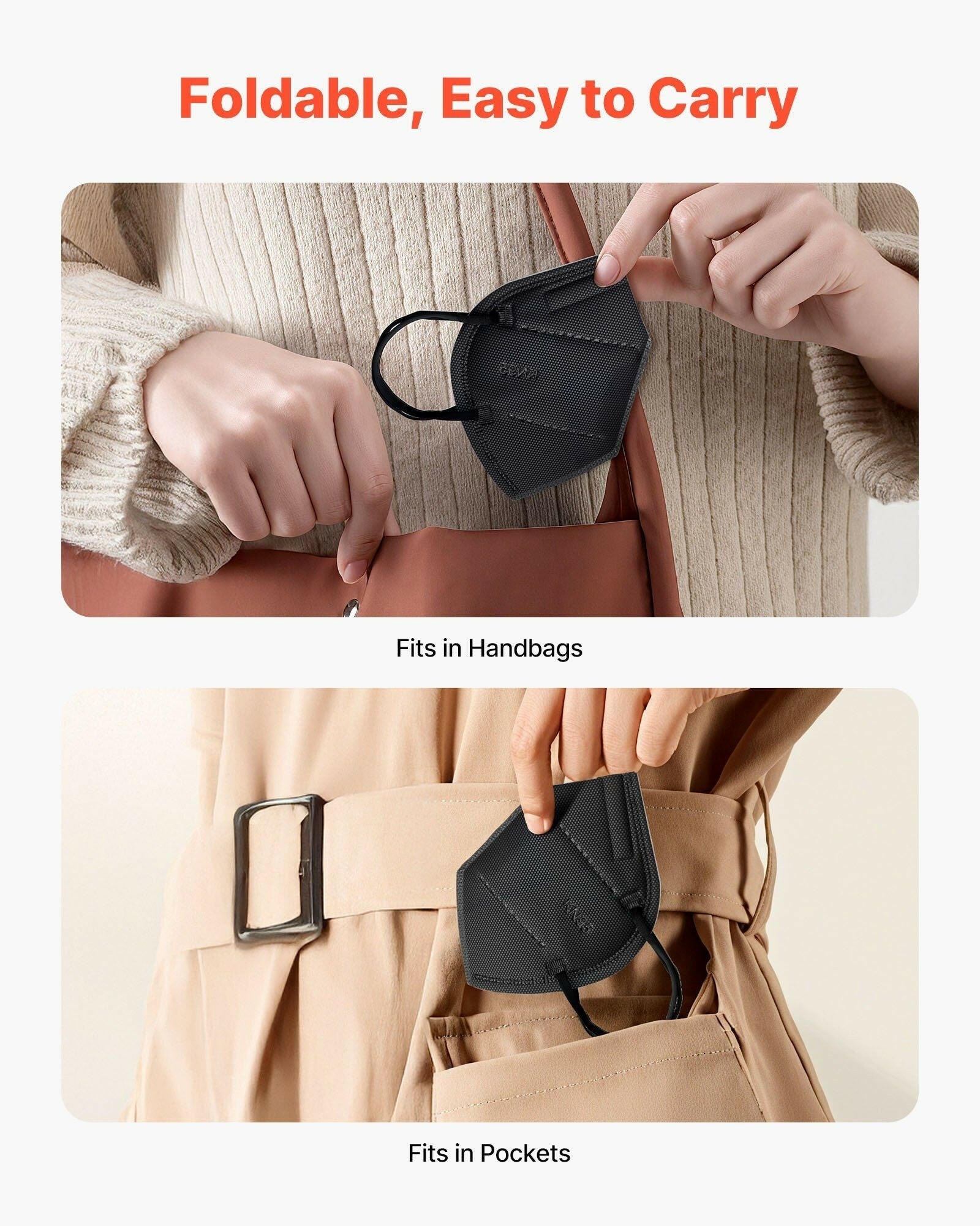 KN95 Face Mask – 5-Layer Respirator with Adjustable Nose Clip 50-Pack - GoTypical