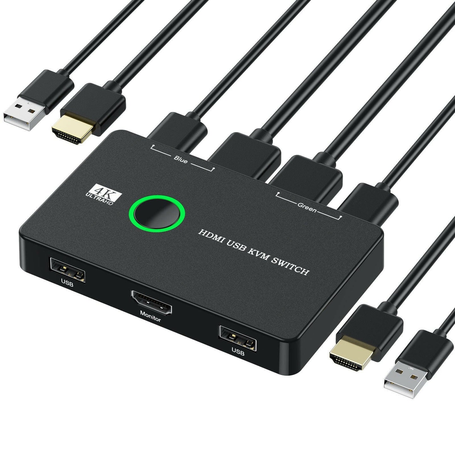 . KVM Switch for 2 Computers – USB HDMI Dual Computer Sharing - GoTypical