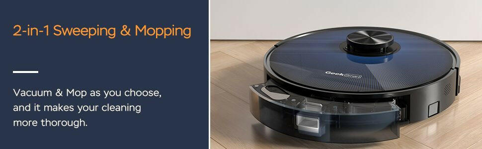 L7 Robot Vacuum Cleaner – Wi-Fi Connected 2700Pa Suction with Mop - GoTypical