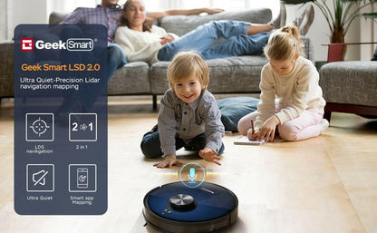 L7 Robot Vacuum Cleaner – Wi-Fi Connected 2700Pa Suction with Mop - GoTypical