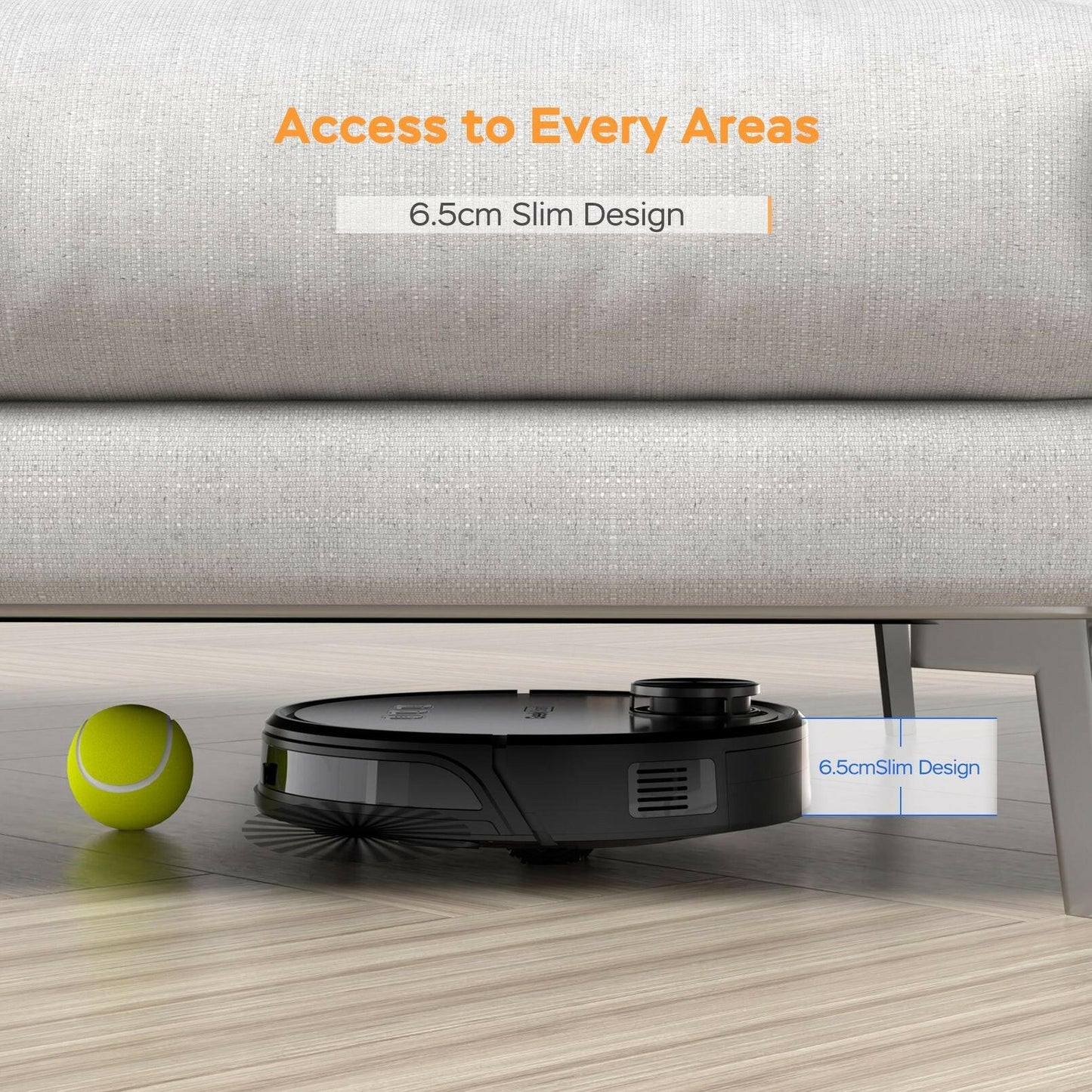 L8 Robot Vacuum Cleaner – Wi-Fi Connected LDS Navigation 2700PA Suction - GoTypical