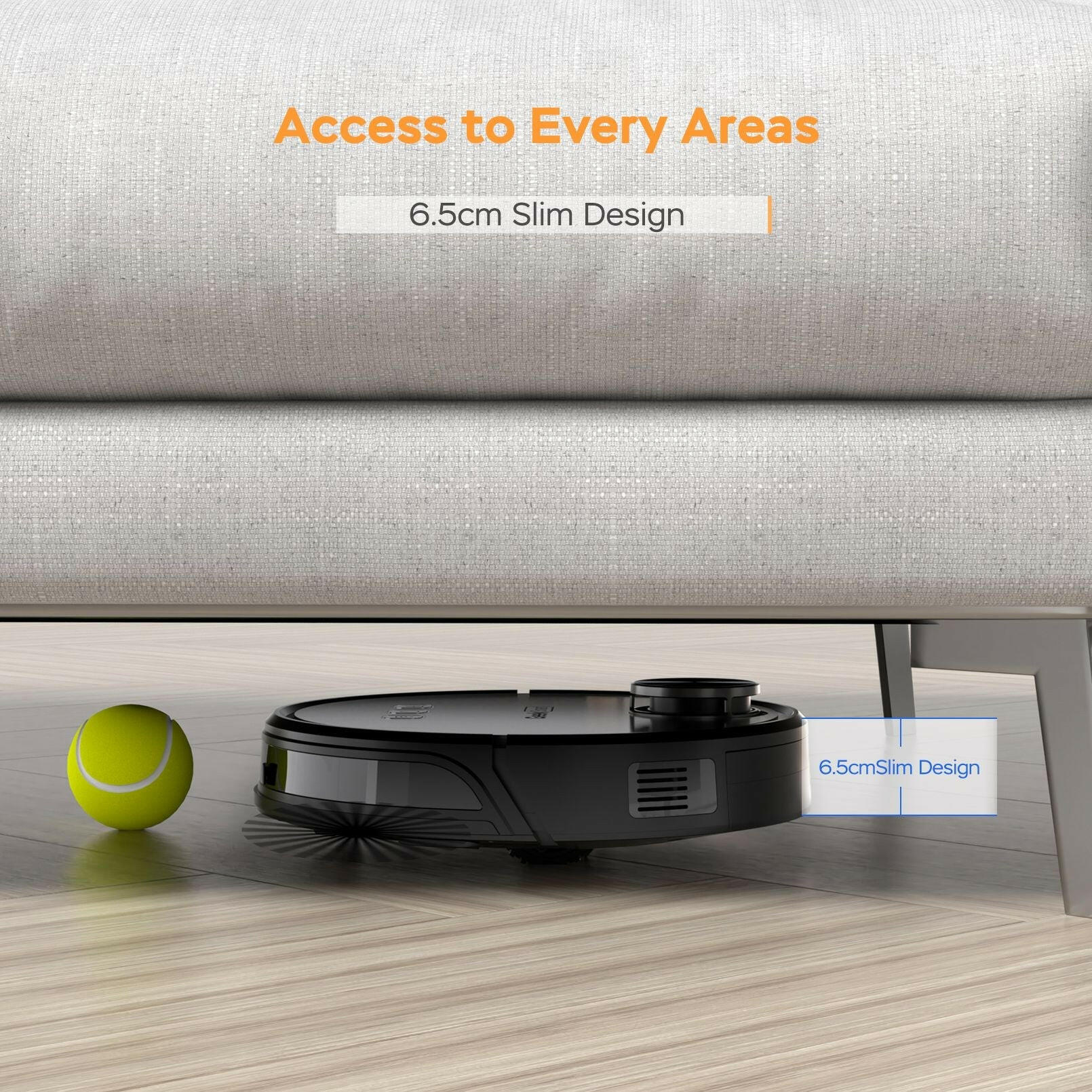 L8 Robot Vacuum Cleaner – Wi-Fi Connected LDS Navigation 2700PA Suction - GoTypical