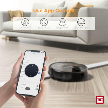 L8 Robot Vacuum Cleaner – Wi-Fi Connected LDS Navigation 2700PA Suction - GoTypical