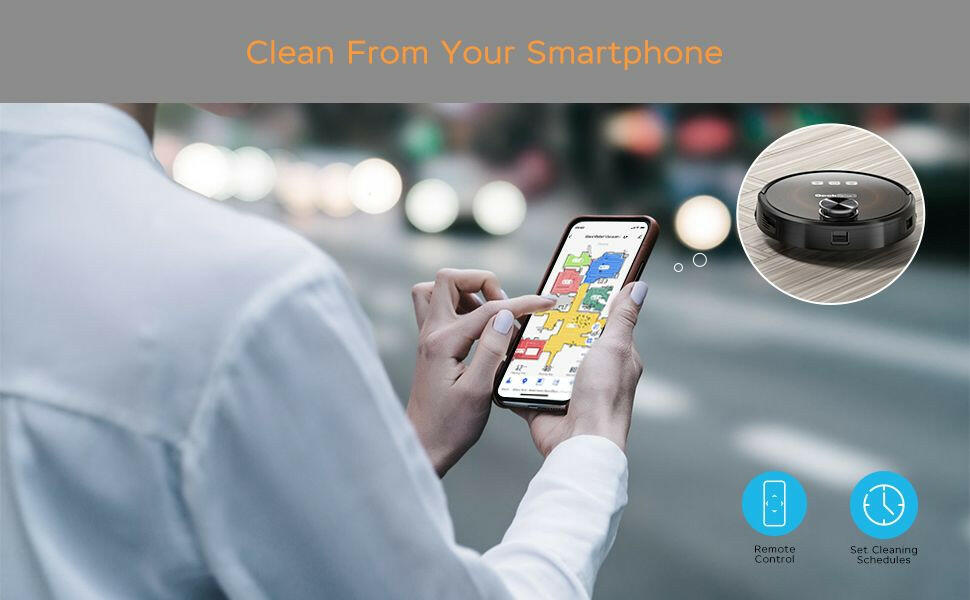 L8 Robot Vacuum Cleaner – Wi-Fi Connected LDS Navigation 2700PA Suction - GoTypical