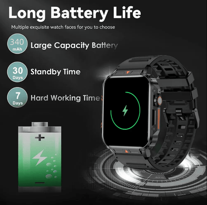 L81 Outdoor Sports Smartwatch – Waterproof with Answer Call & Big Battery - GoTypical