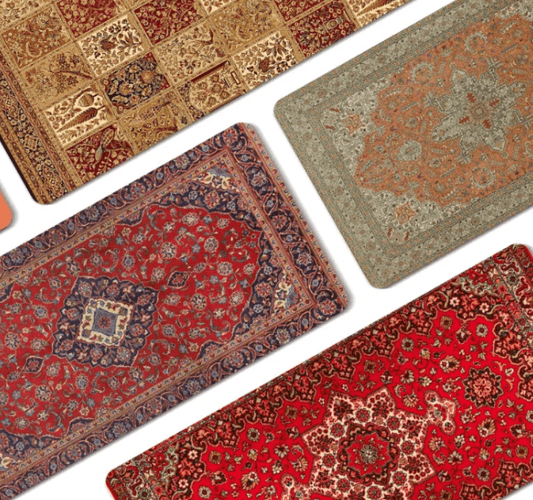 . Large Persian Mouse Pad – Natural Rubber Anti-Slip Desk Mat - GoTypical