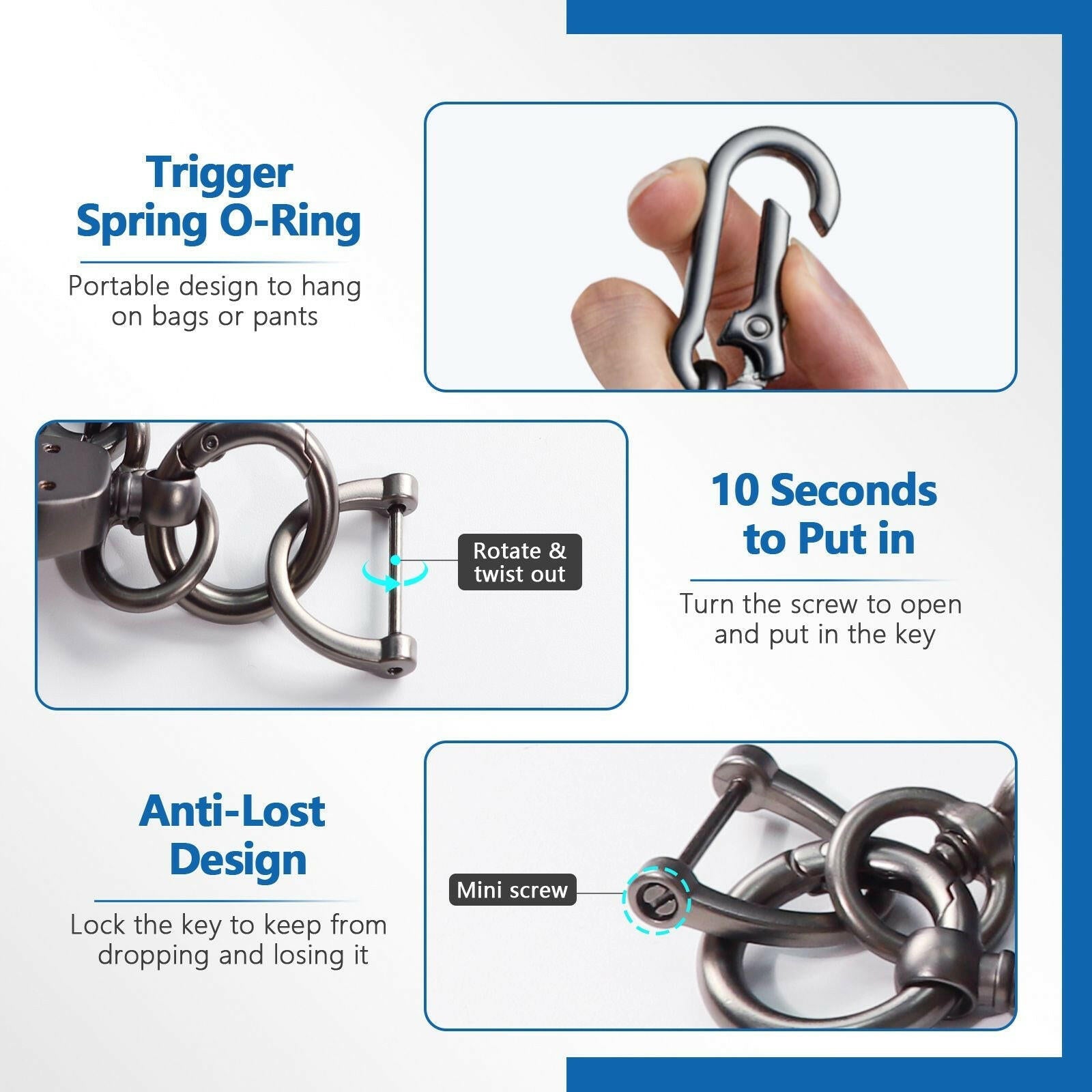 Leather Key Fob Case for Infiniti 5-Button – Keychain Included - GoTypical