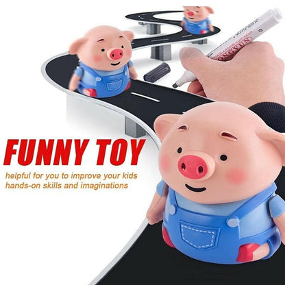 Line Following Robot – Mini Inductive Pig Toy for Kids STEM Learning - GoTypical