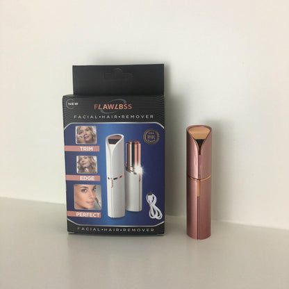 Electric Lipstick Eyebrow Trimmer – Rechargeable Precision Hair Remover Women - GoTypical