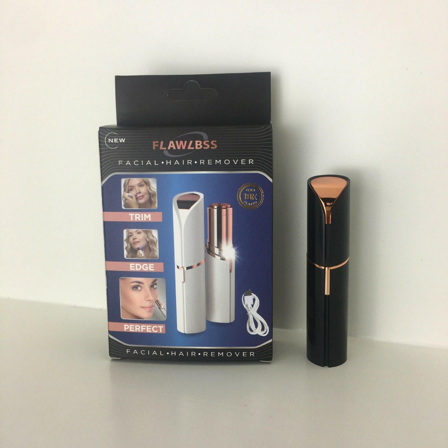 Electric Lipstick Eyebrow Trimmer – Rechargeable Precision Hair Remover Women - GoTypical