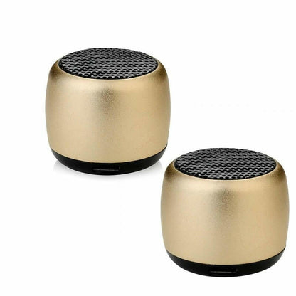 Little Wonder Bluetooth Speaker 2-Pack – Stereo, Portable, IPX6 Water Resistant - GoTypical