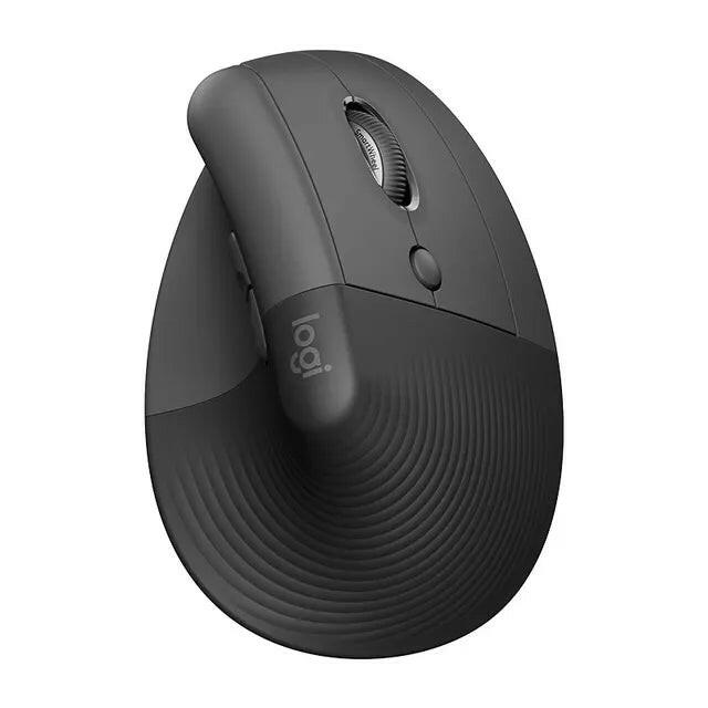Logitech Lift Wireless Bluetooth Mouse – Ergonomic Black Office Mouse - GoTypical