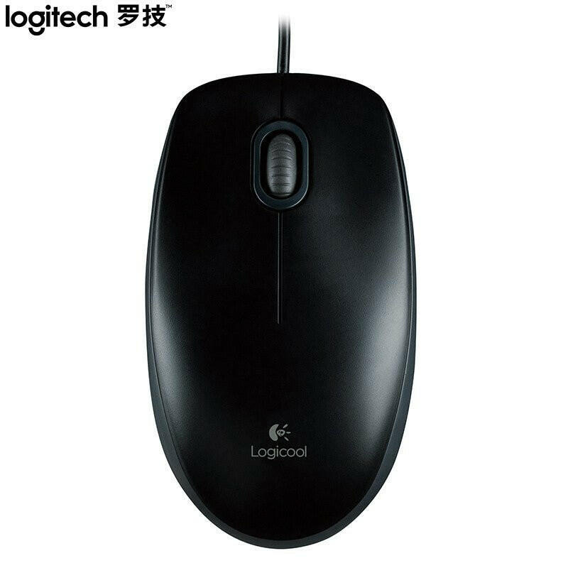 Logitech M100r Wired USB Optical Mouse – Black or White, 1000 DPI - GoTypical