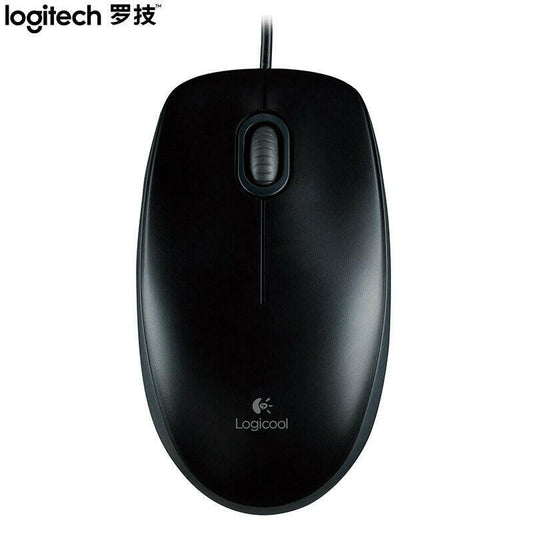 Logitech M100r Wired USB Optical Mouse – Black or White, 1000 DPI - GoTypical
