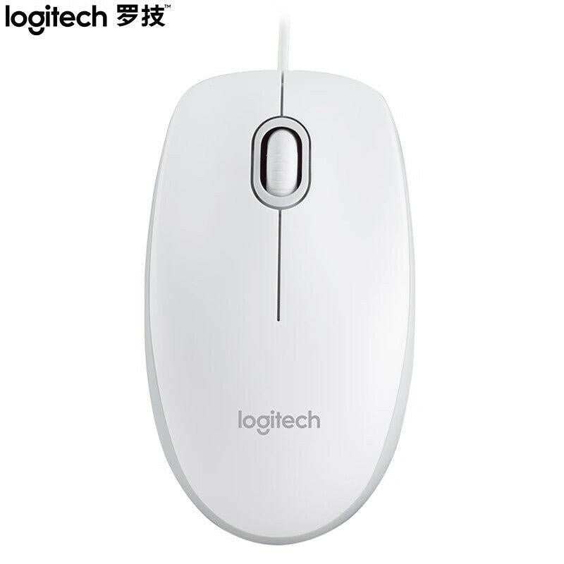 Logitech M100r Wired USB Optical Mouse – Black or White, 1000 DPI - GoTypical