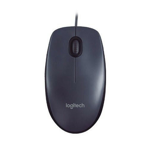 Logitech M91P Wired USB Optical Mouse – Black, 1600dpi Resolution - GoTypical