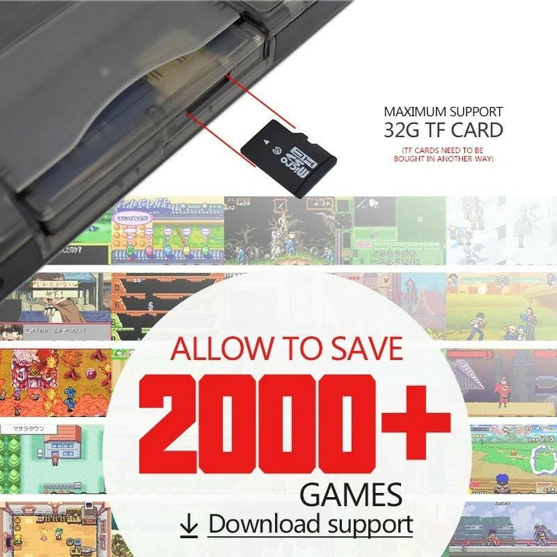 . Retro Mini Handheld Game Console – GBA Classic with TV AV Connection - GoTypical